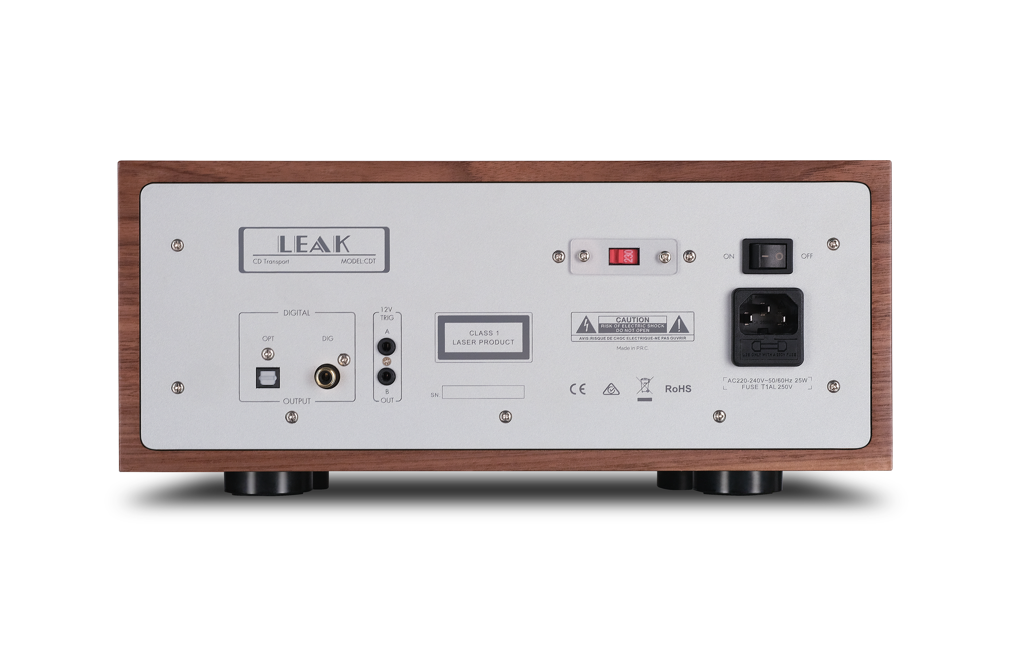 CDT CD Transport in Walnut – Leak Audio